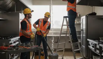 Miami, FL emergency plumber repairing burst pipe for fast home plumbing service