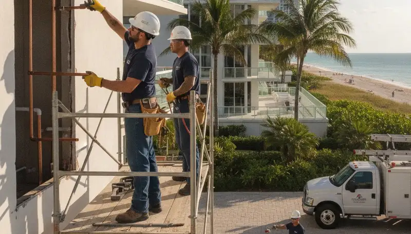 Emergency plumbing repair service in Miami, FL for residential and commercial leaks and clogs