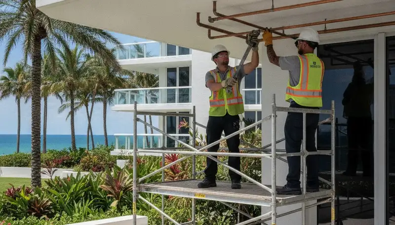 Miami FL emergency plumbing repair service van for residential and commercial calls
