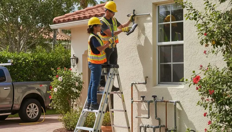 Miami, FL plumbing repair service van for emergency leak and pipe repairs
