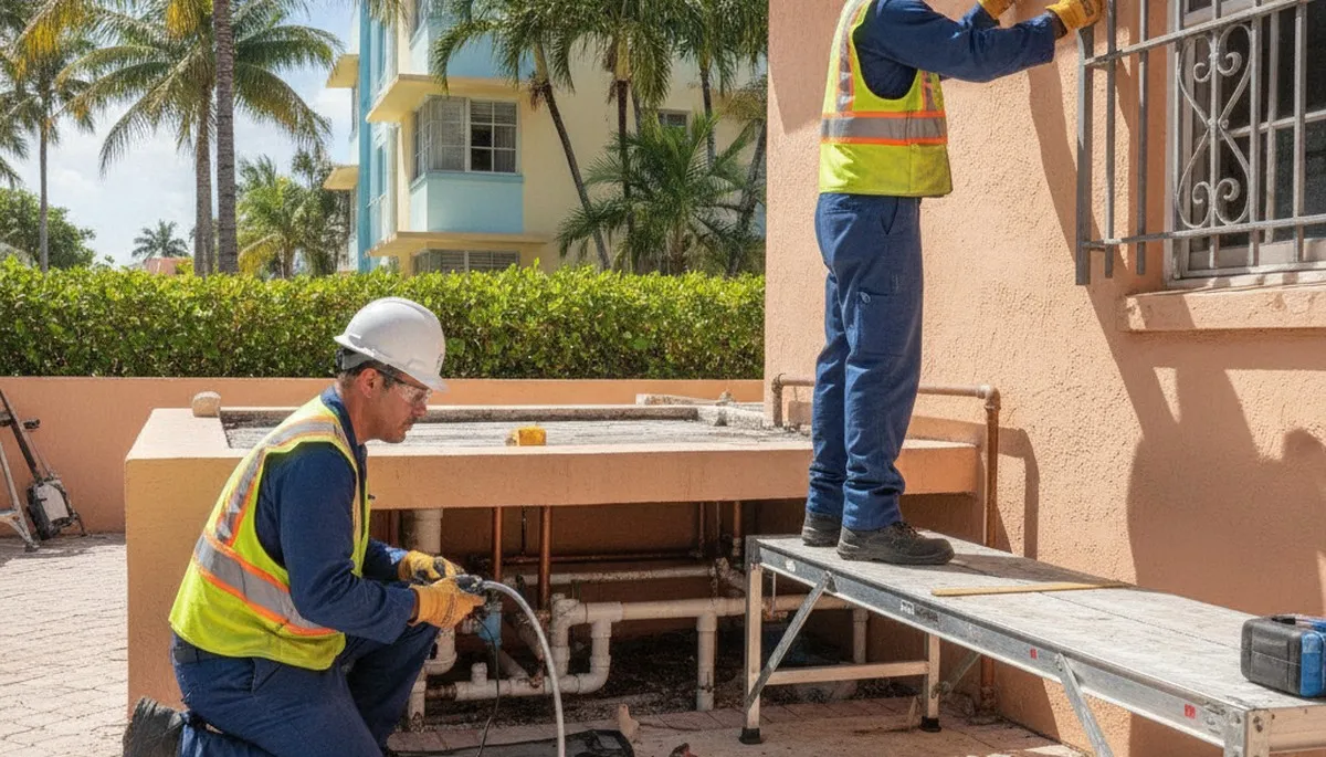 Miami, FL emergency plumbing repair service truck for residential and commercial calls