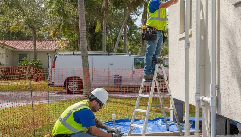 Miami FL plumbing repair technician for emergency leak and pipe repair services
