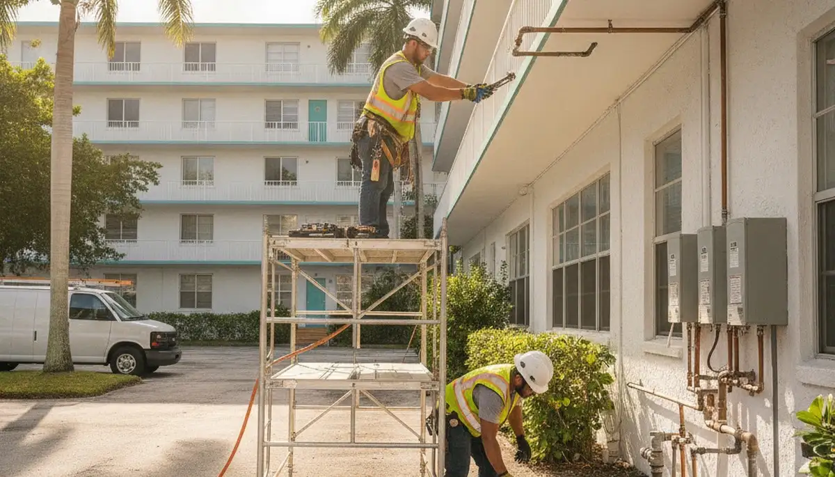 Miami, FL plumbing repair team providing emergency leak and pipe repair service