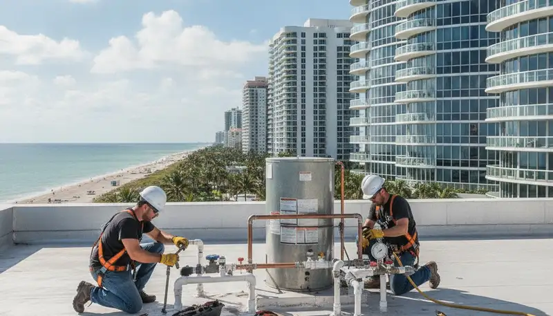 Emergency plumbing repair service in Miami, FL for residential and commercial leaks, clogs, and pipe issues