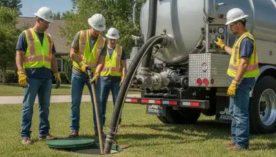 Miami, FL plumber providing septic pumping service for local homes during heavy rain season