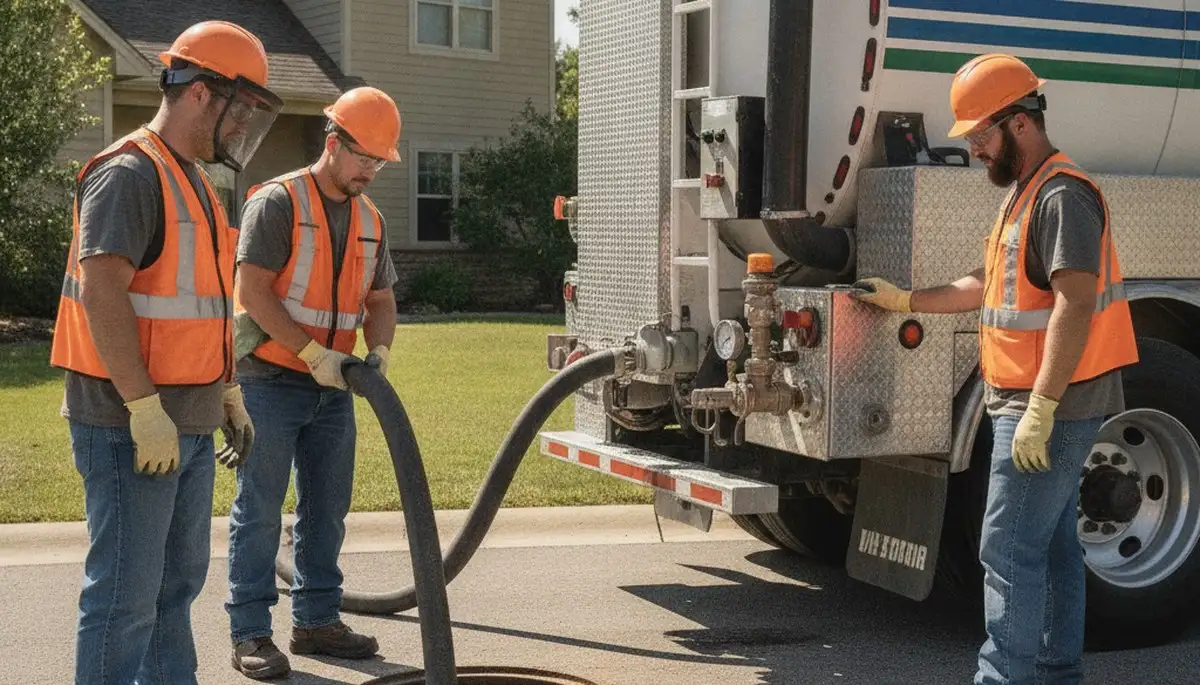 Miami, FL plumber providing septic pumping services for residential homes