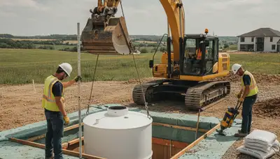 Septic tank installation service in Miami, FL for homes with site prep and final hookup