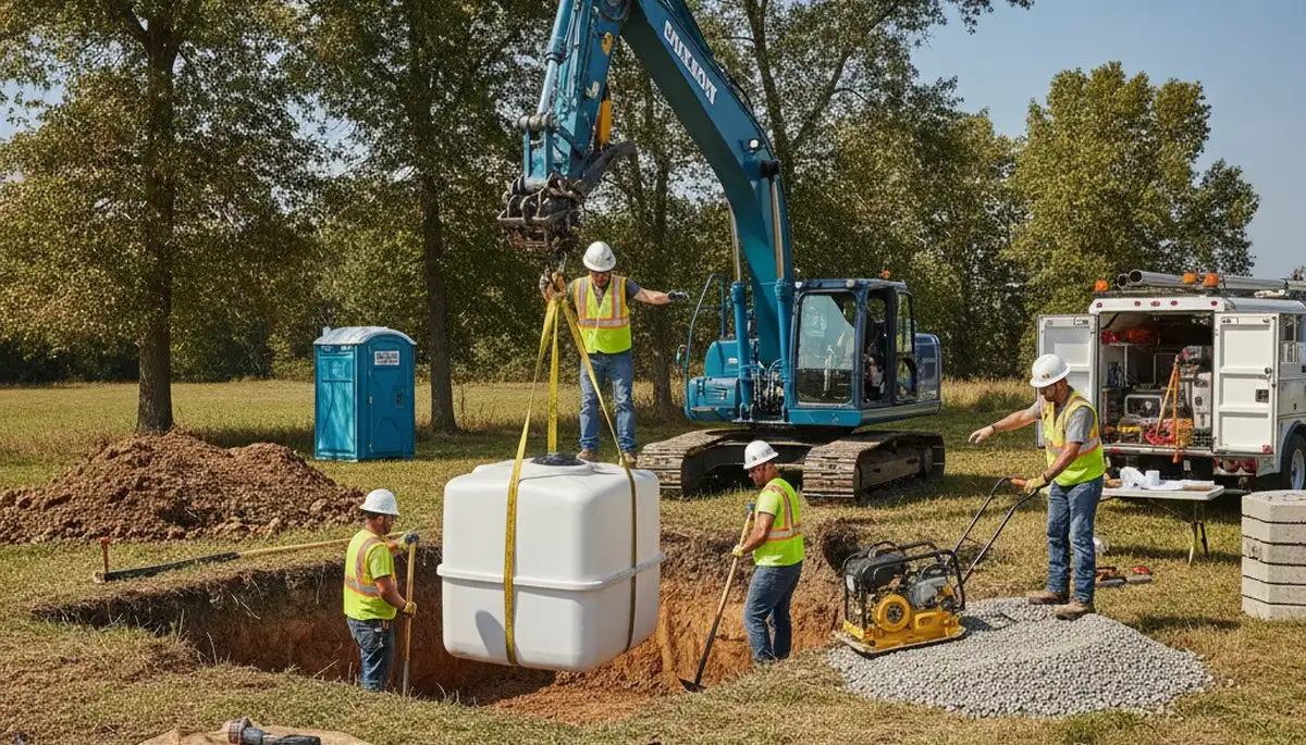 Miami, FL septic tank installation by a plumbing repair team for residential homes