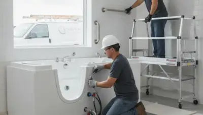Walk-in tub installation for Miami, FL homes by on-call plumbing repair experts